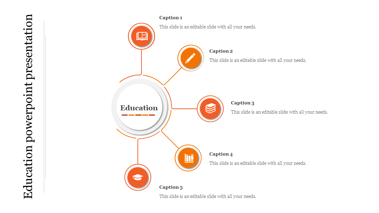 education powerpoint presentation-Orange